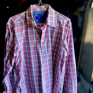 Men’s button down casual dress shirt by Egara size XL